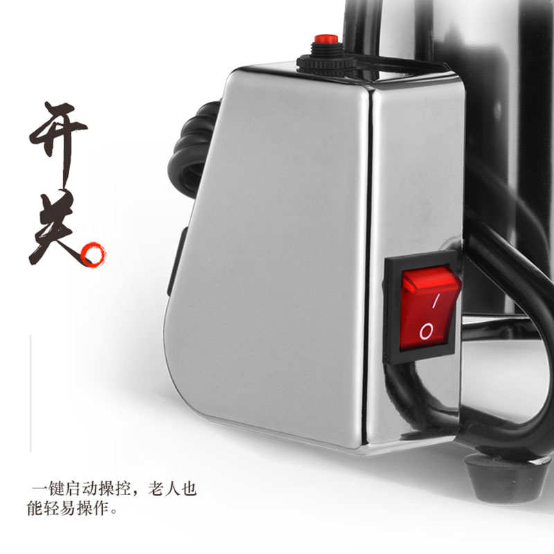 房太太 【304不锈钢】打粉机超细中药粉碎机家用磨粉机商用五谷杂粮药店研磨机料理机 4500克升级经典不锈钢