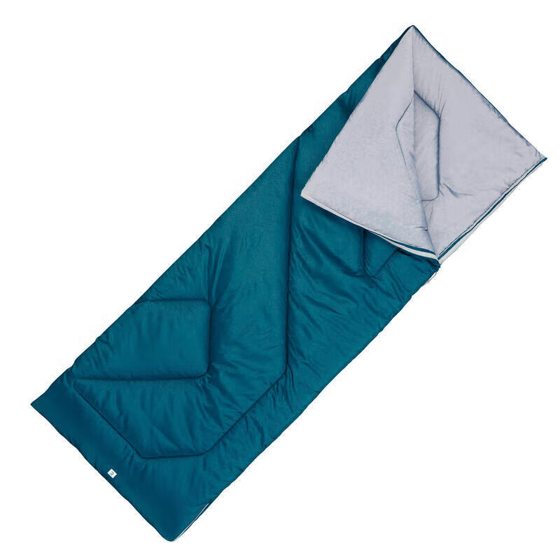 迪卡侬睡袋成人户外露营装备冬季加厚保暖徒步10℃可拼接墨绿4518515