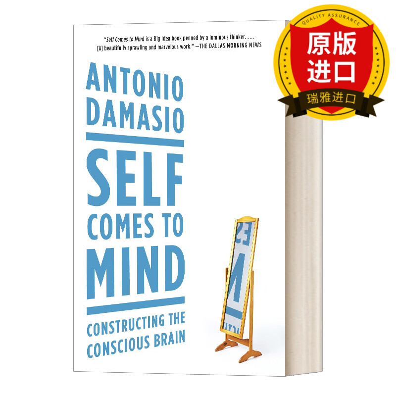 英文原版 当自我来敲门 构建意识大脑 self comes to mind