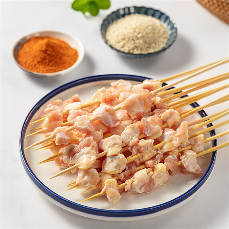 龙源鲜掌中宝串鸡软骨新鲜bbq铁板烧烤火锅食材半成品20串