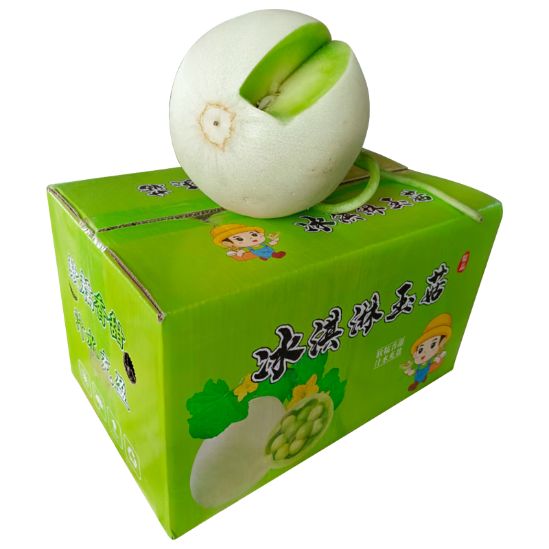 生活＆好管家山东玉菇甜瓜冰淇淋香瓜甜瓜水果当季新鲜现摘整箱 净重4.5-5斤——2-3个