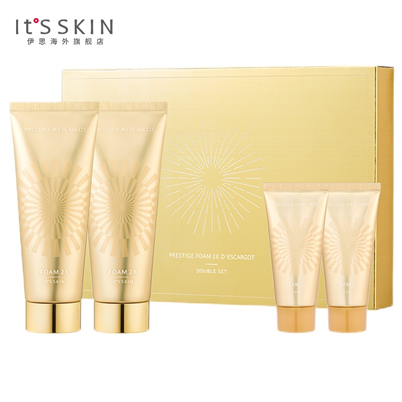 伊思（It’s skin）【百亿补贴】2X晶钻蜗牛洁面氨基酸洁面深层清洁 京东国际会员店