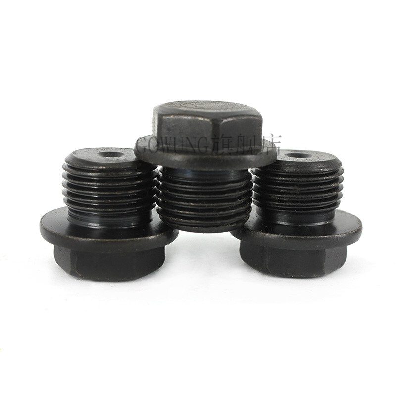 坚弓外六角法兰面堵头带边管堵螺塞油堵m8*1 m20*1.5 m14*1.
