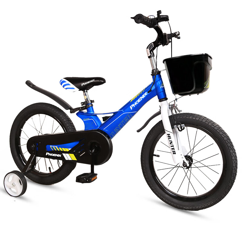 凤凰（Phoenix）儿童自行车男童女童小孩单车脚踏车3-4-6-10岁小学生幼儿宝宝童车16寸 宝石蓝