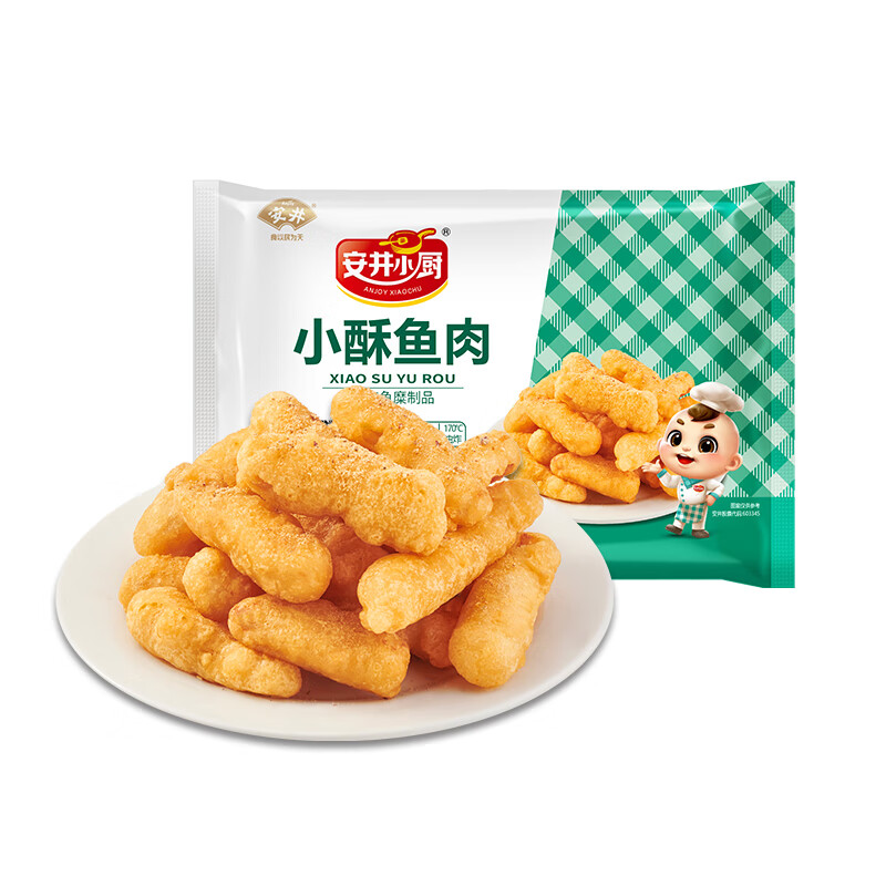 安井 小酥鱼肉 300g 空气炸锅美食 油炸小食半成品 冷冻方便菜预制菜怎么看?