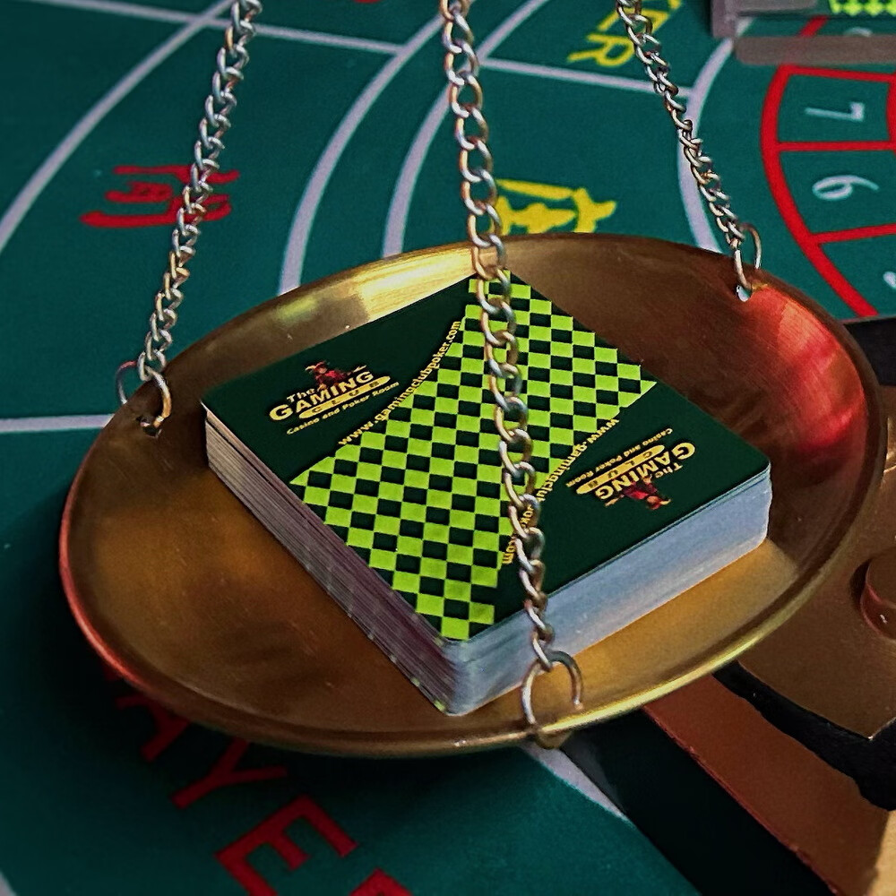 汇奇花切收藏美国老厂扑克牌 the gaming club 小丑俱乐部 ohio 小丑