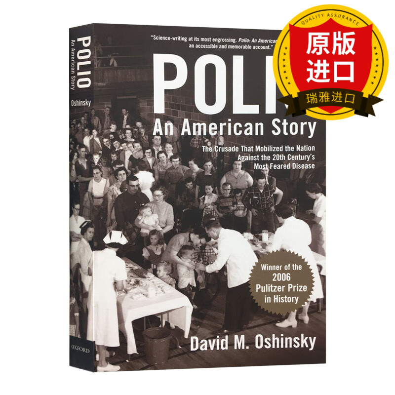 英文原版 小儿麻痹症  polio an american story 美国故事 英文版