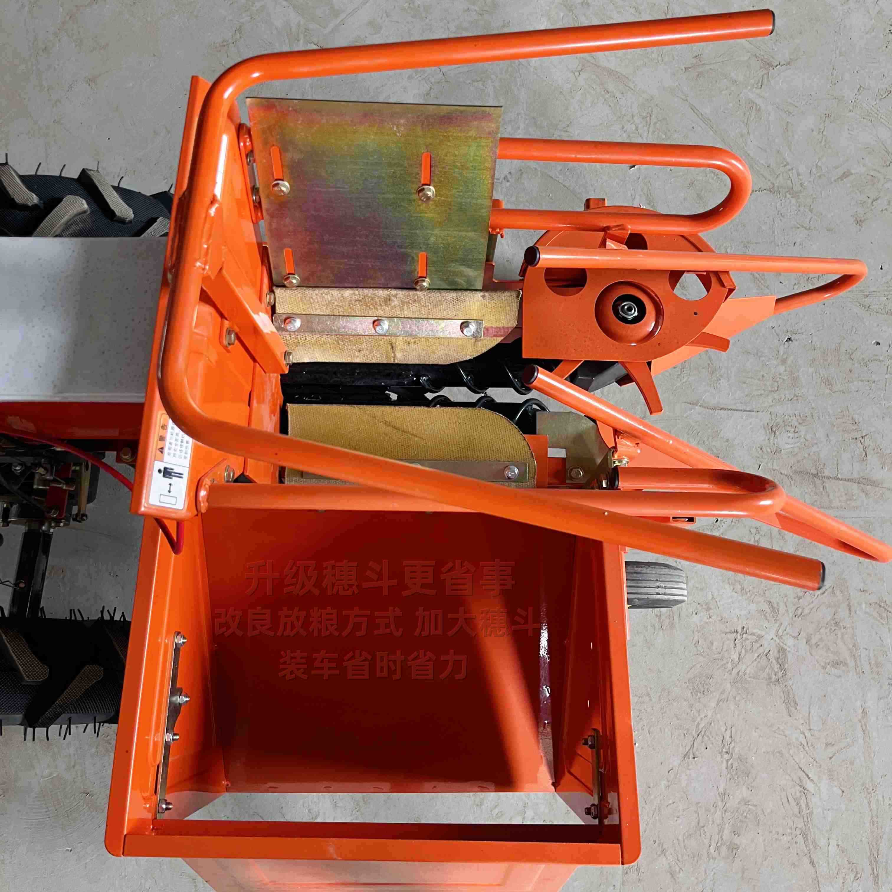 192电启动玉米收割机手推式195玉米割晒割倒机家用收获机 玉米割台