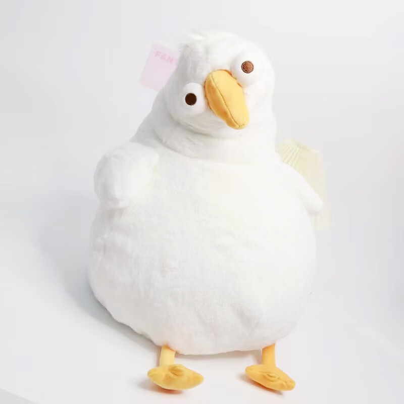 凯史大鹅玩偶超大慵懒柔软歪头趴趴呆呆白鹅毛绒玩具鹅抱着睡娃娃公仔