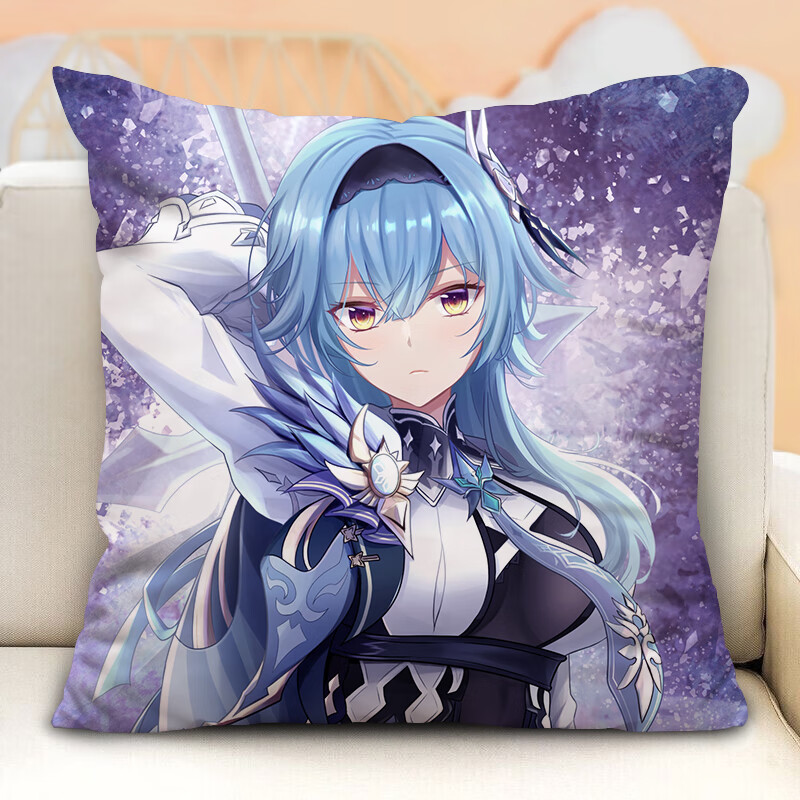 优菈抱枕 原神周边公仔尤拉抱枕来图定制动漫游戏二次元半身玩偶 1