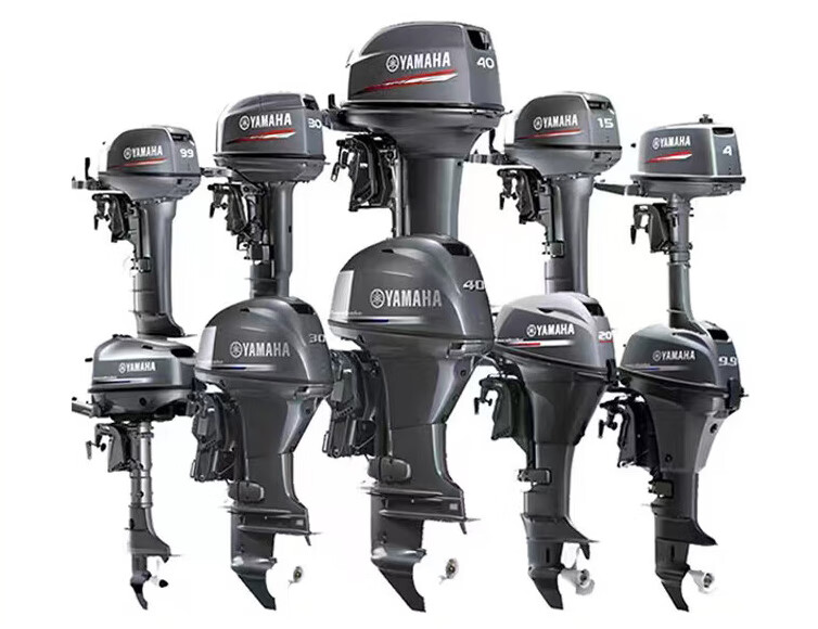 时优雅马哈款船外机推进器 雅马哈款橡皮艇冲锋舟马达救生艇推进 2