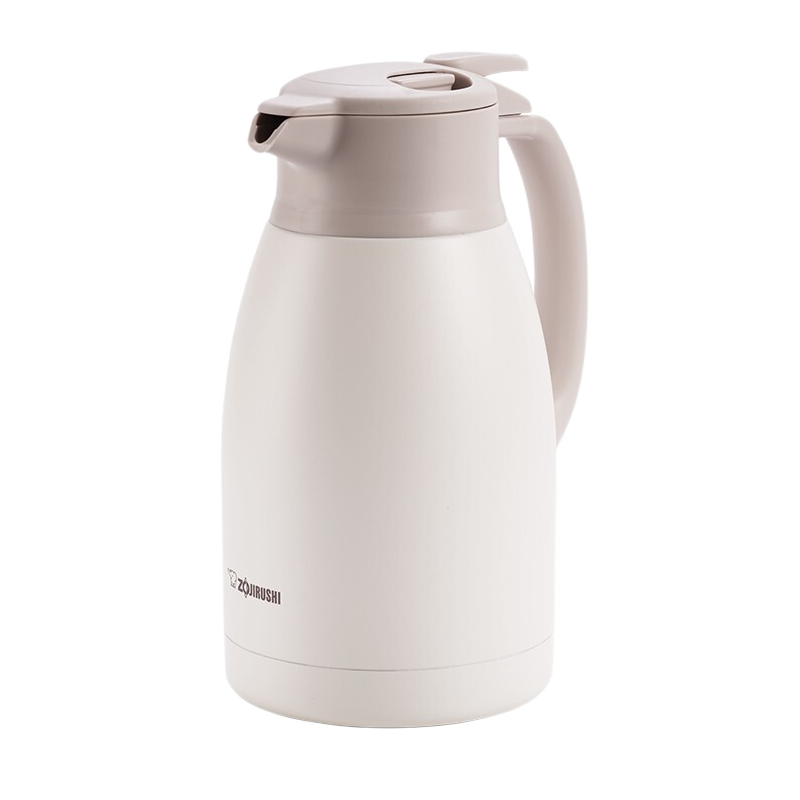 象印（ZO JIRUSHI）保温壶咖啡壶桌面居家用办公大容量热水瓶暖水壶SH-HS15C/19C 磨砂白-1.5L 1.5L