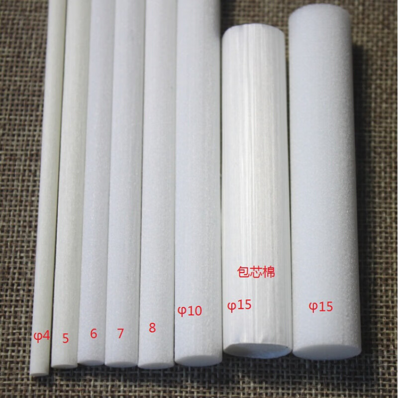 无味汽车香水棉芯棉棒 雾化器加湿器吸水棉芯 鱼缸过滤芯吸水芯 直径