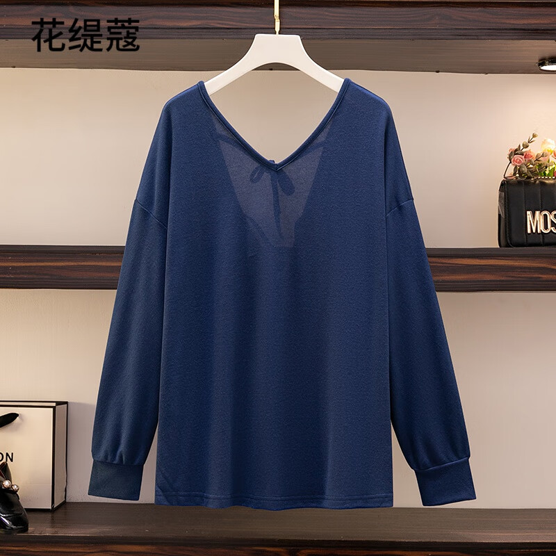 超肥胖mm特大码v领针织衫加大秋装早秋妈妈穿的开衫260胖女人胖子女生