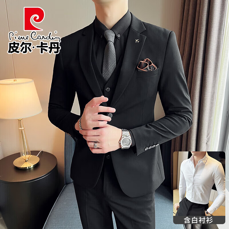 ���ڲ�����Ƥ��������pierre cardin������������װ��ʿ����ְҵ��װ������Ʀ˧��������������װ�� ��ɫ�ļ���(����+����+����+����) 7XL 505.9Ԫ