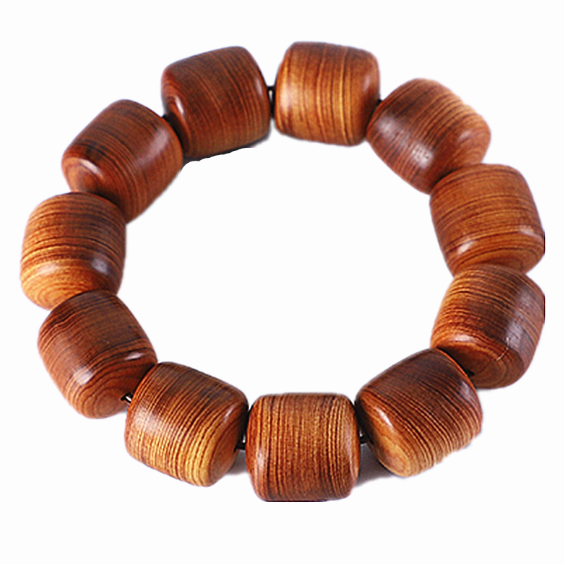 仙引崖柏柏木高油浓香男士手串 桶珠
