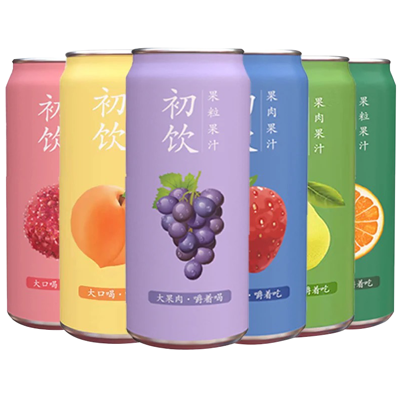 初饮果粒果汁500g*15瓶装价格走势及口感评测|饮料报价走势