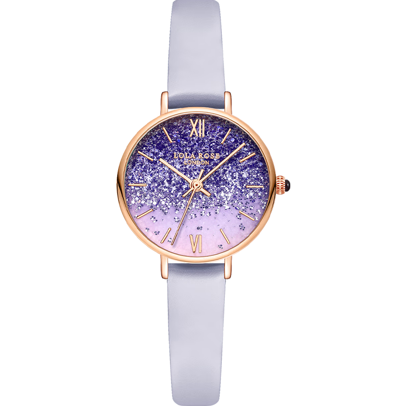LolaRose紫晶表仙女表手表女英国女士手表——高质量的欧美表