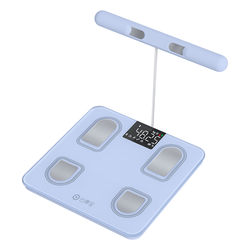 云康宝八电极体脂秤 减肥专用精准体脂称体重秤 家用电子秤专业健身房体脂率测量仪 天空蓝
