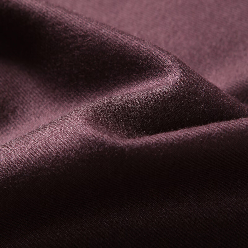 MAYOR男装 秋冬全桑蚕丝七步手工深酒红长袖男衬衫 暗红 170/88A