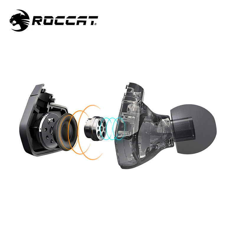 游戏耳机德国冰豹ROCCAT双音豹SCORE有线入耳式带耳麦耳机黑色网友诚实不欺人！评测下怎么样！