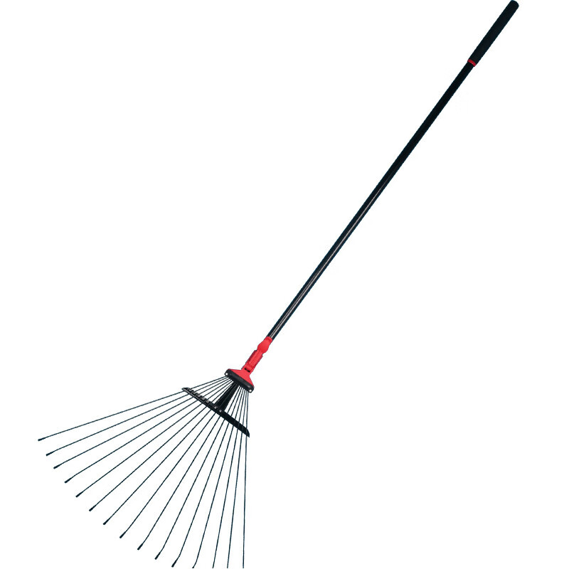 新款园林工具伸缩草耙清扫枯叶花园耙钢丝耙扫地耙不锈钢落叶耙子