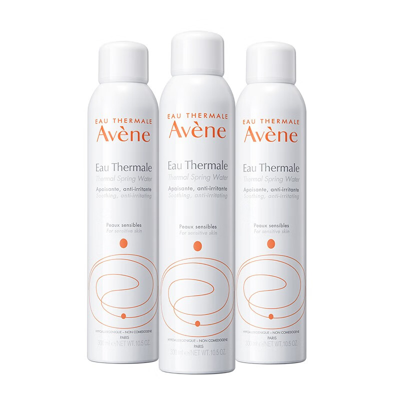 雅漾（Avene）舒护活泉水喷雾补水保湿爽肤水定妆敏感肌 【到手3支】雅漾喷雾300ml