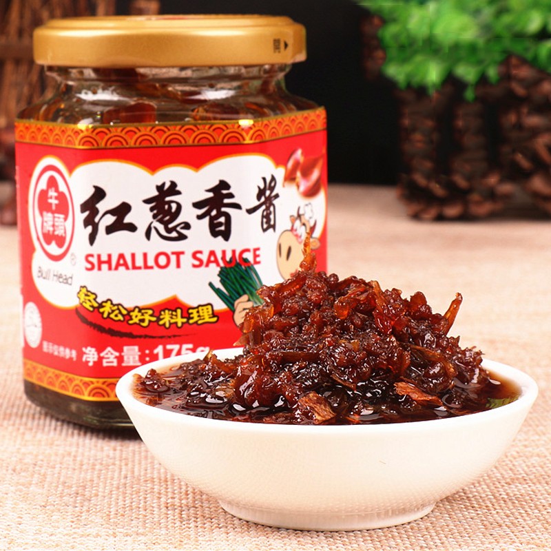牛头牌红葱香酱175g 拌面拌饭酱台式肉燥炸酱红葱头酱 台湾特产进口