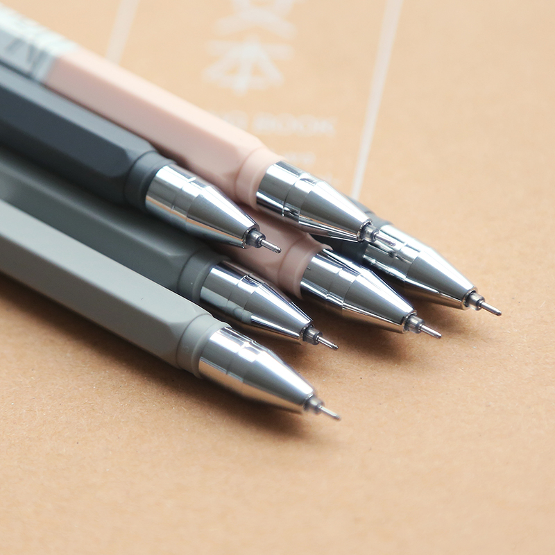 三年二班简约六棱杆中性笔全针管黑色签字笔学生用水笔0.