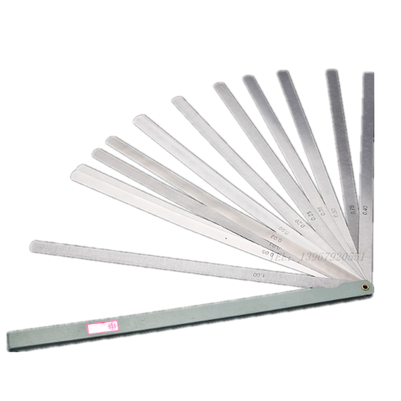 不锈钢加长塞尺 间隙尺 检测塞片 测量塞规100 200 300 400 500mm 10