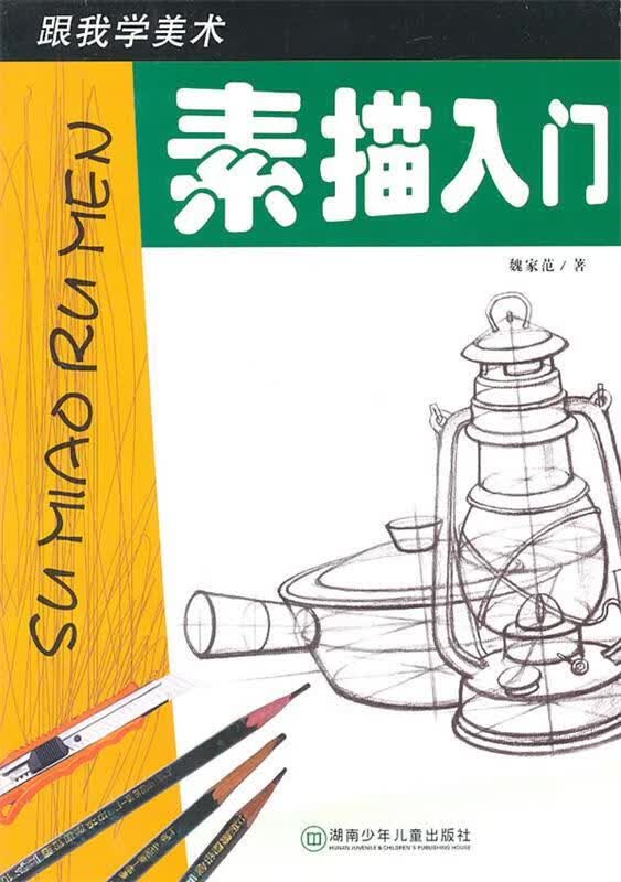 跟我学美术:素描入门 魏家范著【正版】