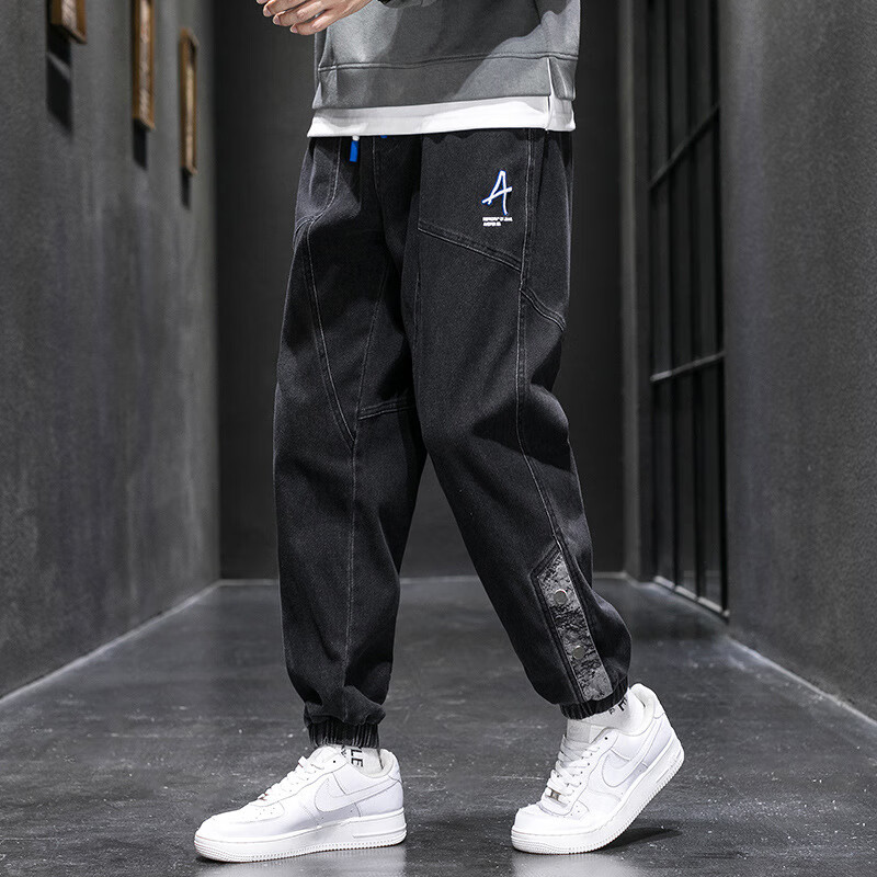 定将秋冬2022腿粗腿胖200斤以上胖子穿的阔腿裤春秋