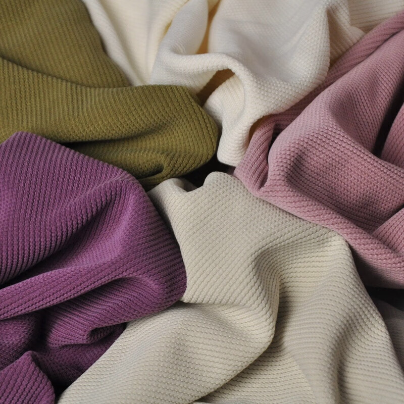 惠利得高端砂洗莫代尔面料 弹力肤垂顺抗皱时尚针织裹裙连衣裙布料 注