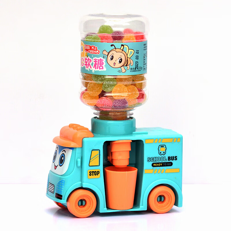 eoagx贝贝卡西儿童玩具车糖果维c软糖益生菌维生素小蛋酥小馒头零食品