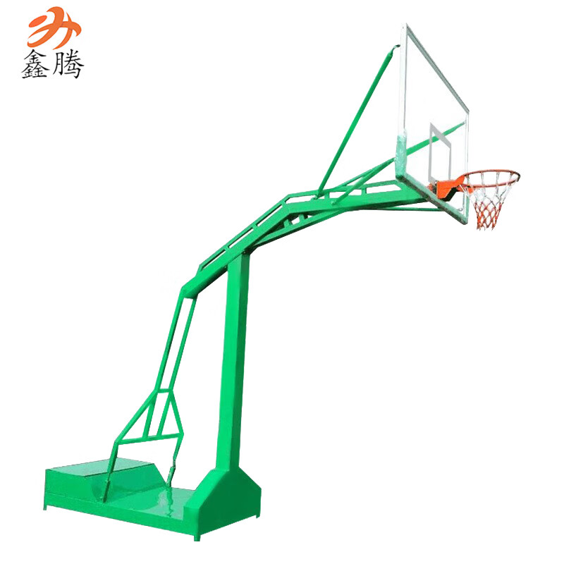 鑫腾 户外成人梯式凹箱篮球架 室外训练比赛标准篮球架 组装可移动