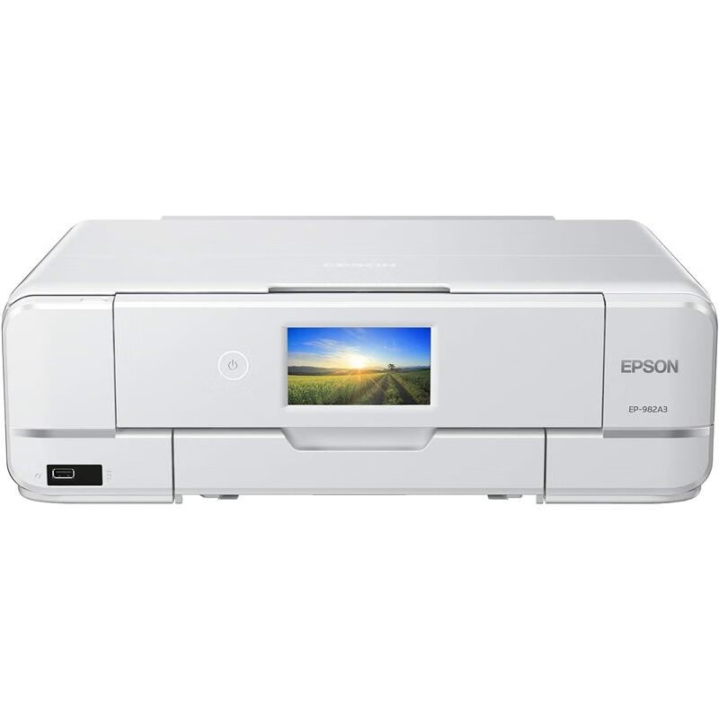 爱普生（EPSON）【日本直邮】爱普生（EPSON）彩色喷墨多功能打印机 大容量 办公室打用机 打印扫描复印一体机 EP-982A3【白色 A3打印机】【需变压器】