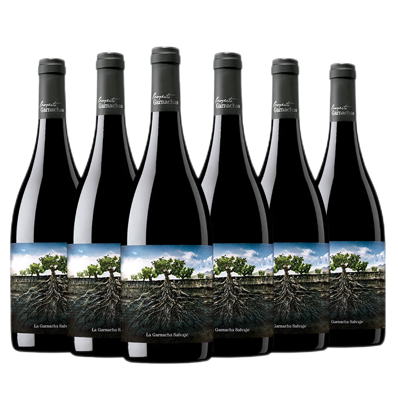 La Garnacha【GP92分】西班牙格兰蒙卡救难者老树藤歌海娜干红葡萄酒红酒礼盒 【送礼赠木箱】救难者750mL*6