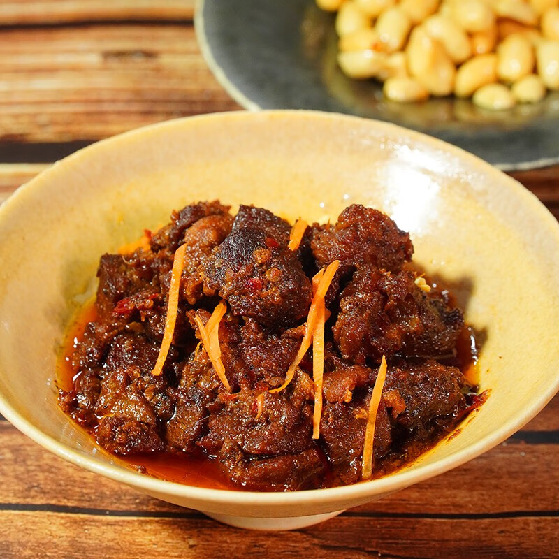 梅龙镇陈皮牛肉195g预制菜方便菜生鲜半成品菜加热即食懒人美食 陈皮