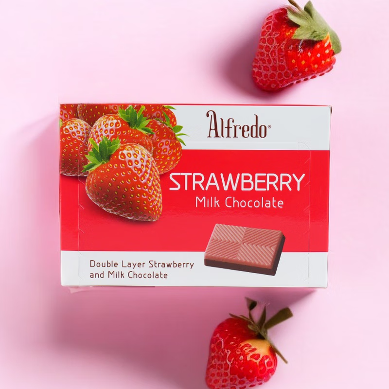爱芙(alfredo)马来西亚进口爱芙双层巧克力情人节礼物独立包装休闲