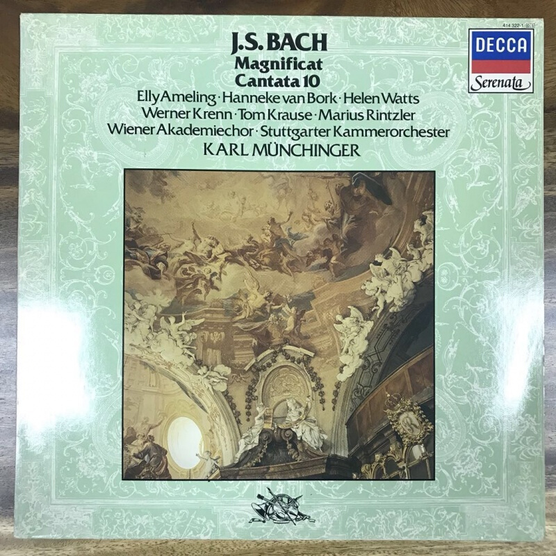 bach magnificat cantata 巴赫 圣母颂歌 lp黑胶唱片