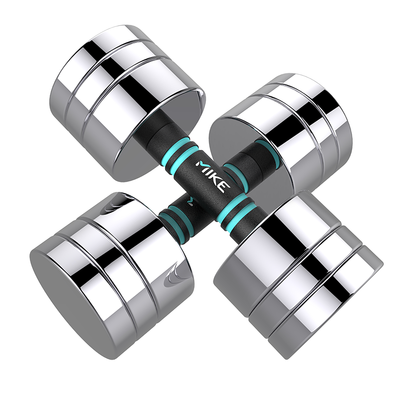 MIKE 米客运动 米客精钢哑铃男kg加重可拆卸可调节重量家用练臂力健身器材一对家用 20公斤 MK2018-03