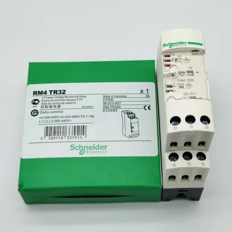 德相序继电器rm22tg20过欠压保护器rm4tr32rm22tr33 rm4tr32