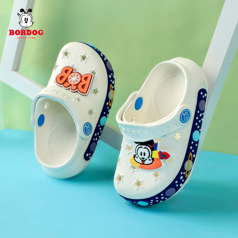 巴布豆儿童拖鞋男女童宝宝夏季儿童洞洞鞋沙滩拖鞋 白色 170码怎么看?