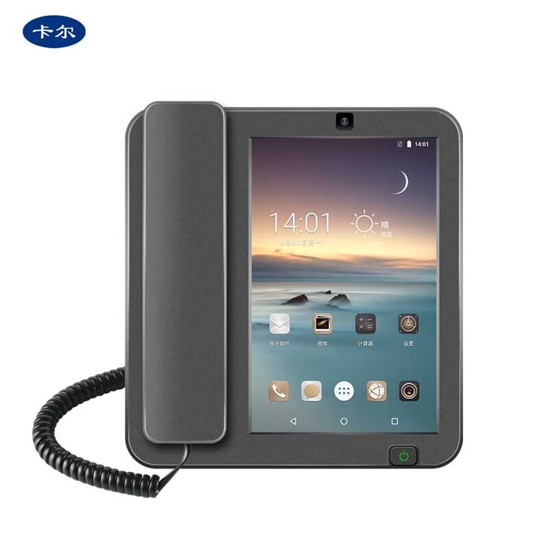 大屏商务智能话机触屏4g网络三网通 家用可视电话机可高清视频座机 8