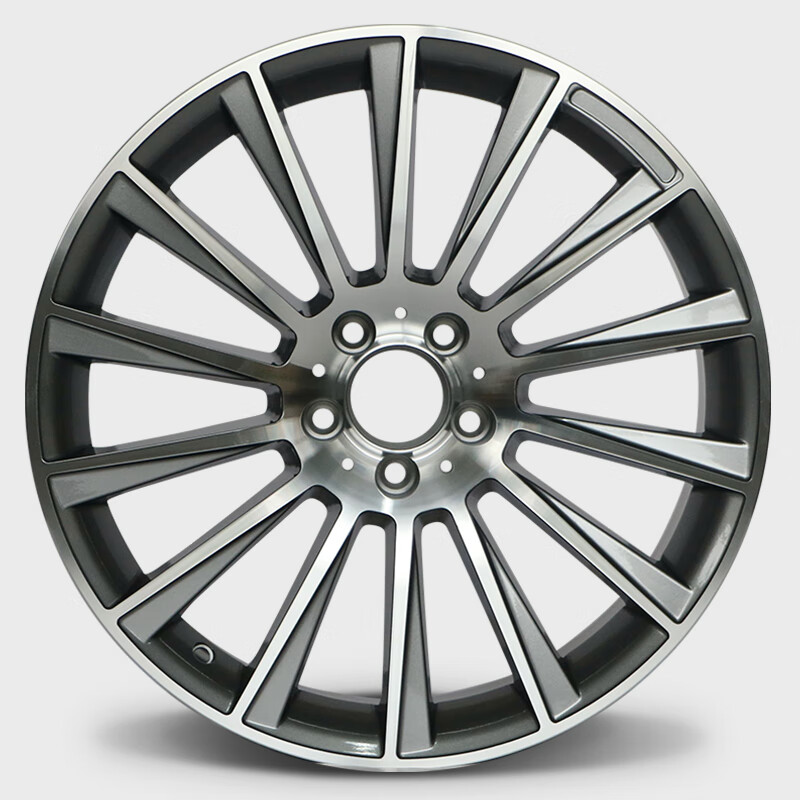 e级轮毂260l e300l e200l e180le系17寸18寸19寸铝钢圈 a款 枪灰亮面