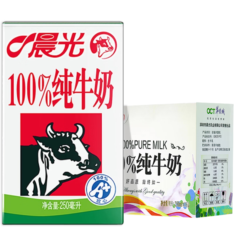 晨光牛奶价格走势及口感浓郁的纯牛奶饮品推荐|京东牛奶乳品历史价格走势图