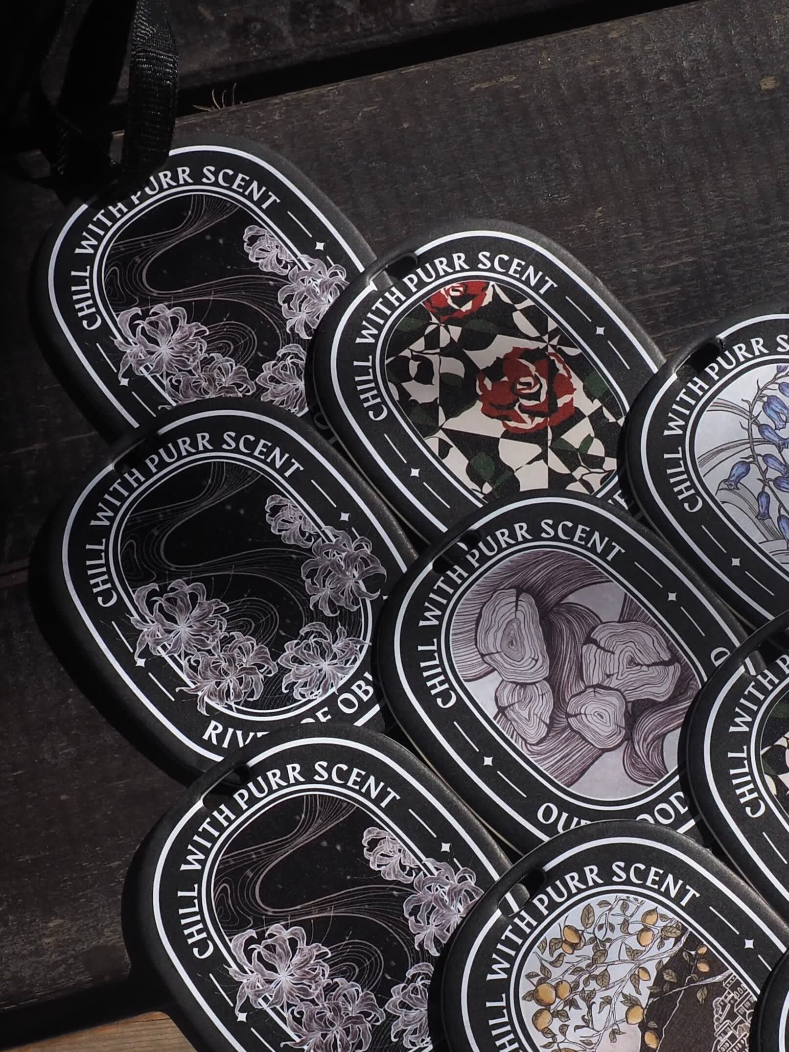 旭杉斯五片装黑标香薰片 车载香薰衣柜香氛香片定制除异味持久留香 混