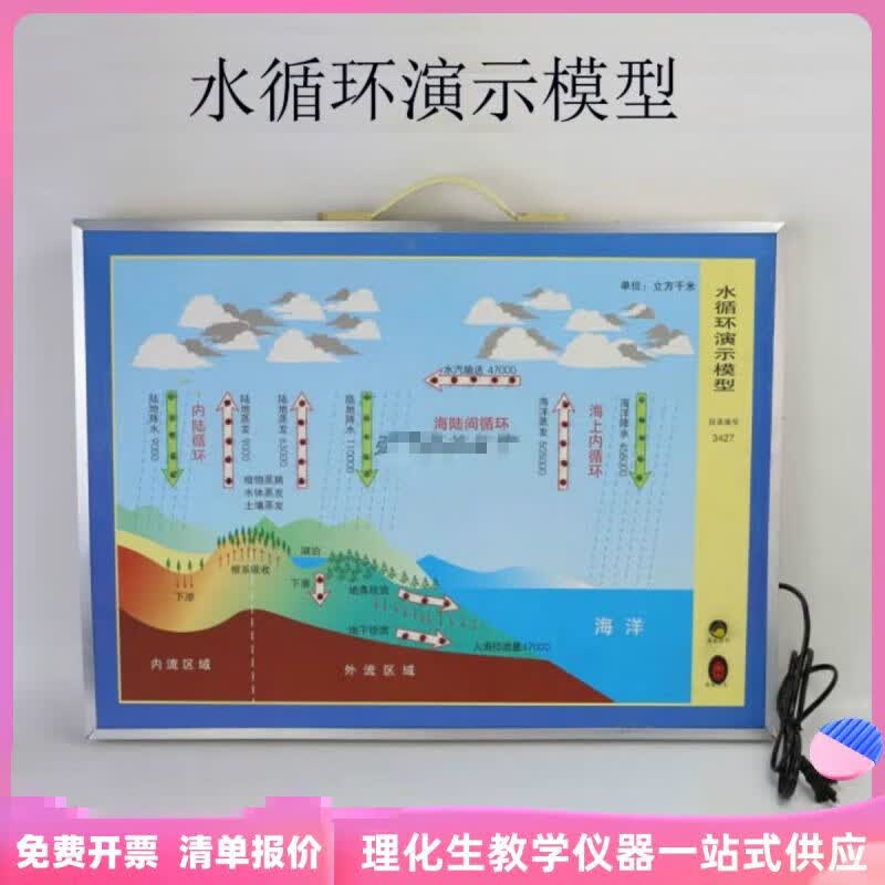 led显示水循环演示模型高中地理教学仪器科学实验器材海上内陆降水的