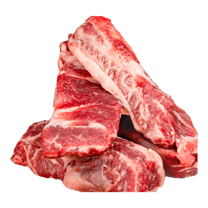 京东超市海外直采进口原切牛西冷肋条1斤 烧烤健身轻食炖煮食材