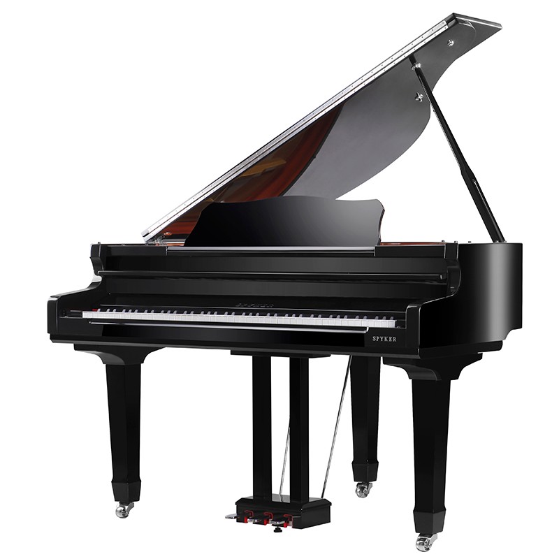 SPYKER 英国世爵三角钢琴 HD-W136 高端商用家用钢琴 黑色